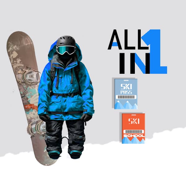 Pack all in One Adulto - Curso + Alquiler + Forfait