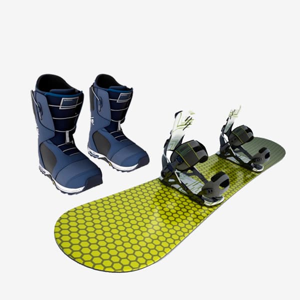 Equipo completo de snow  | Gama media adulto  Baqueira Beret